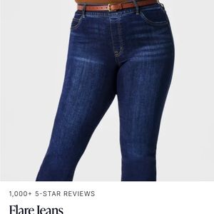 ♥️ FLASH SALE♥️ SPANX FLARE JEANS PETITE 2XL